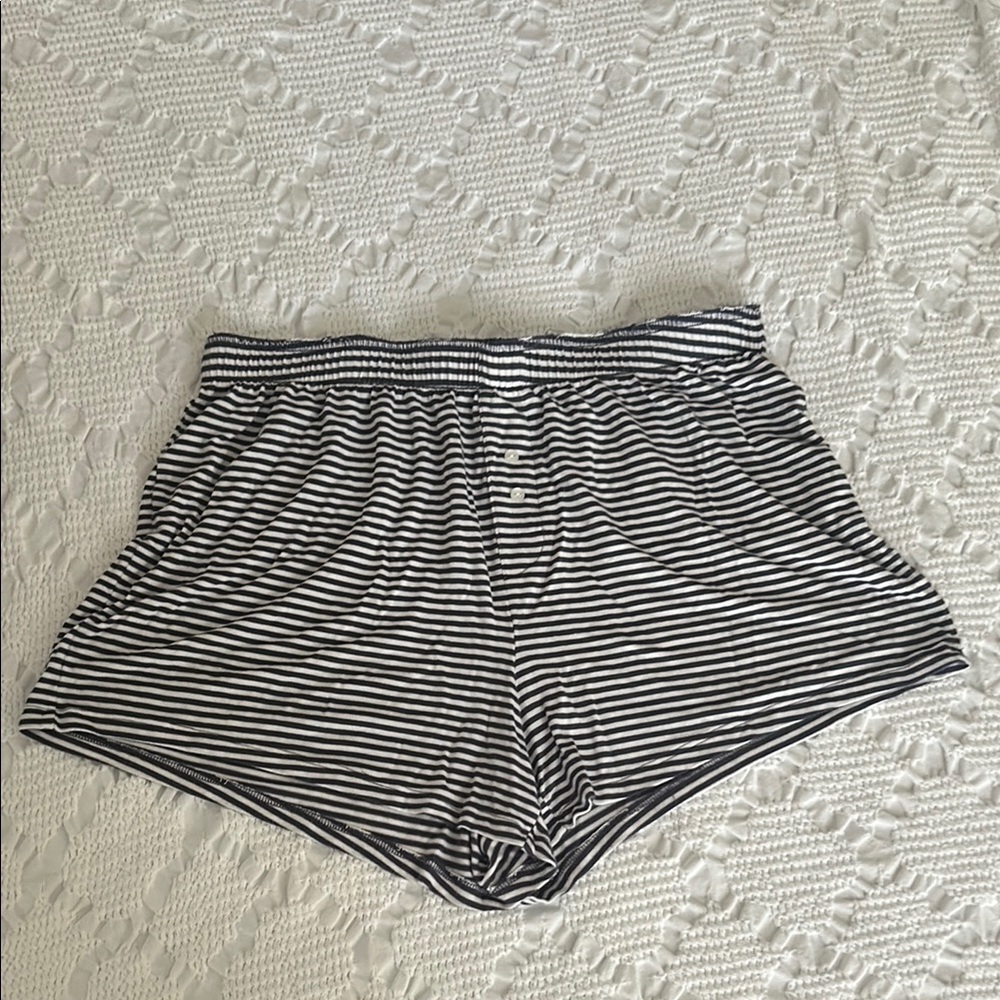 Striped Navy Blue and White Shorts (pj/loungewear)